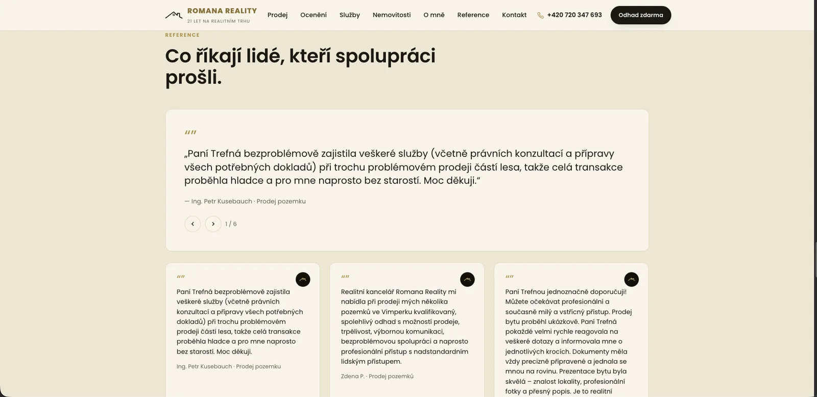 Reference klientů